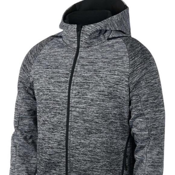 Nike Therma Sphere Max Repel Training Jacket Hoodie 932038-010 (Grey/Black) - Picture 2 of 5
